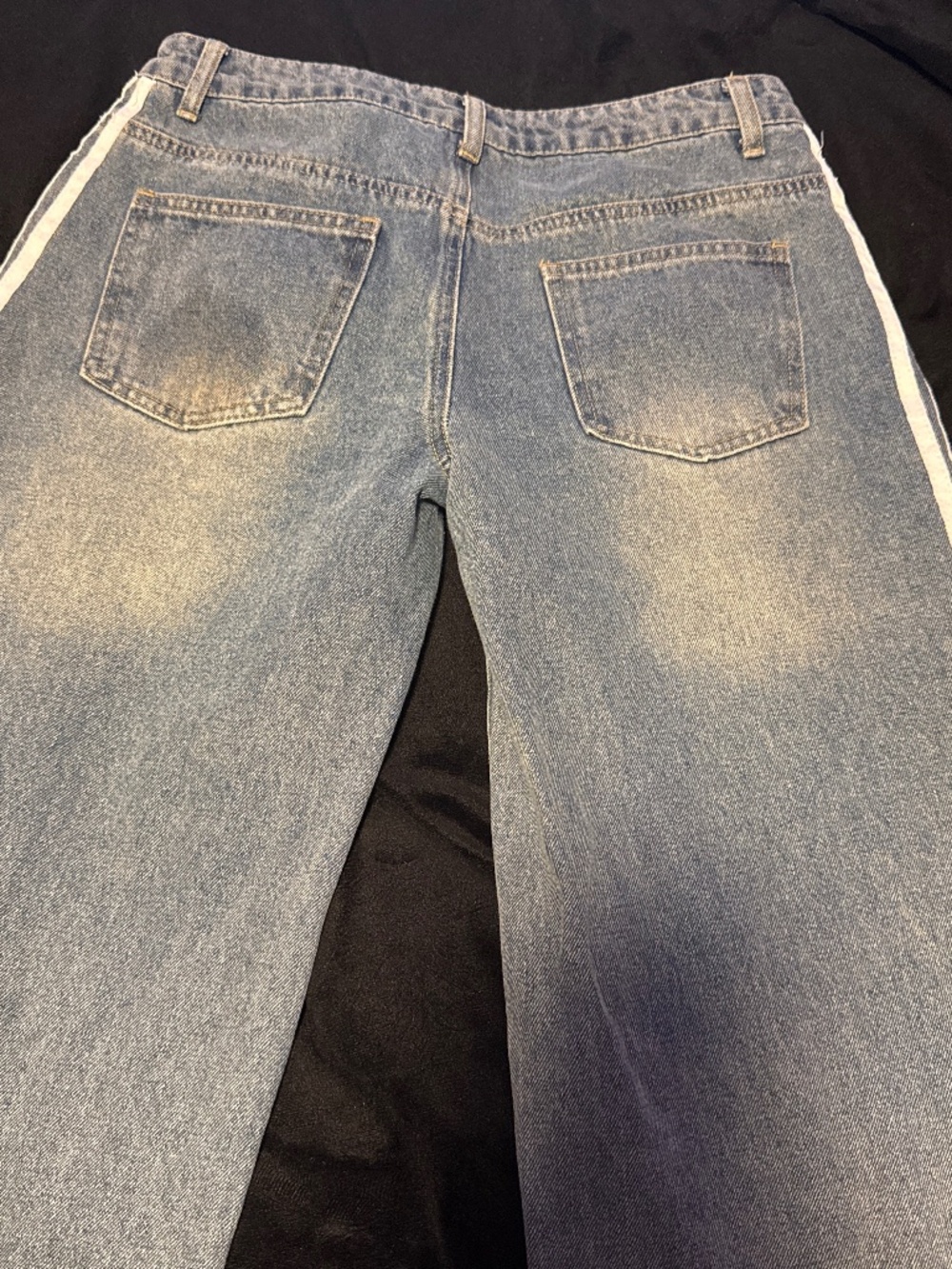 Edikted striped bow jeans
